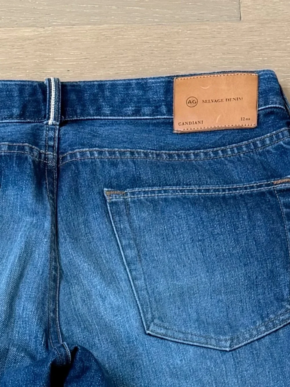 AG-Adriano Goldschmied Men's Tellis Modern Slim Selvage Jean
